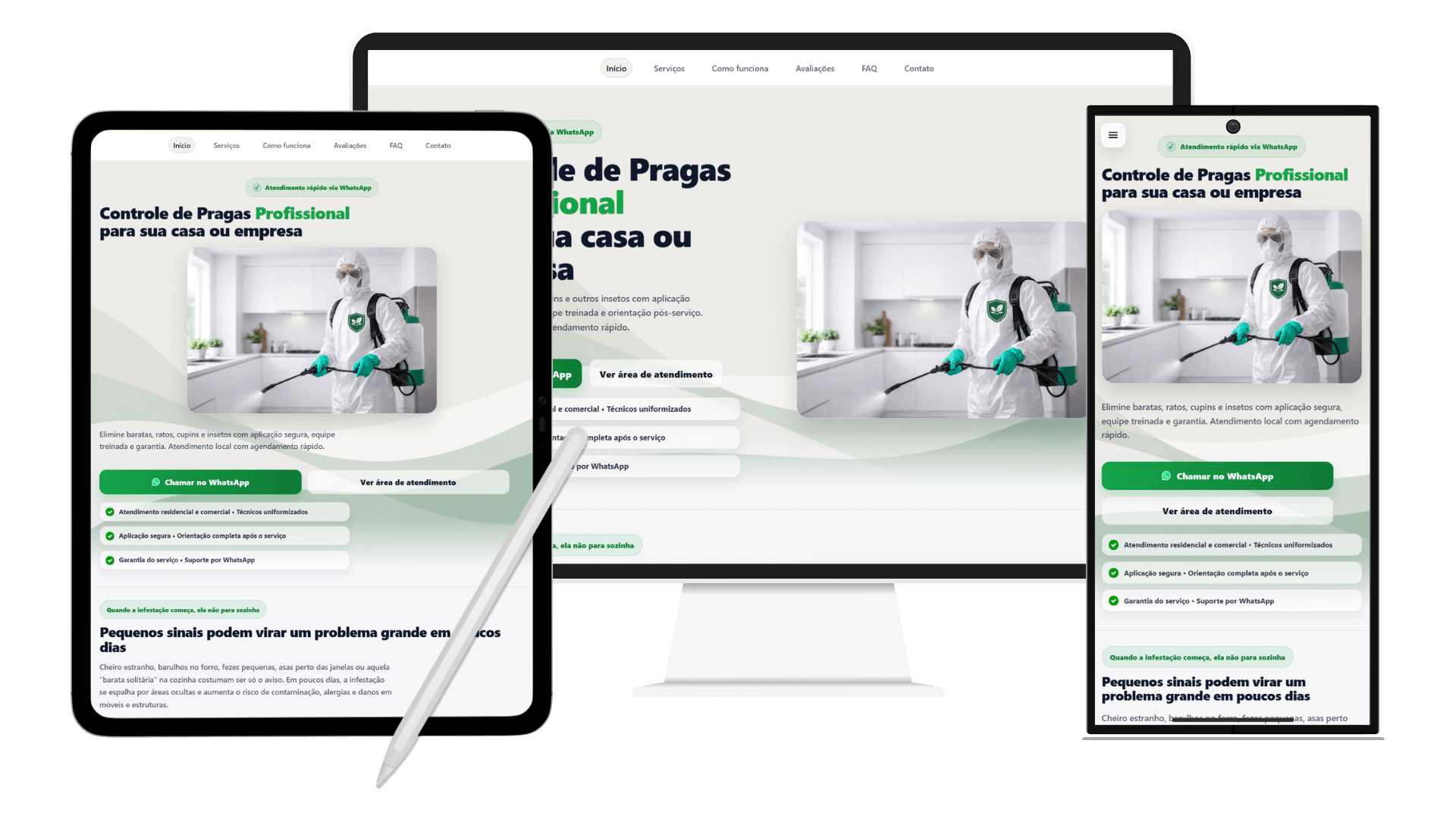 Landing Page — Dedetização