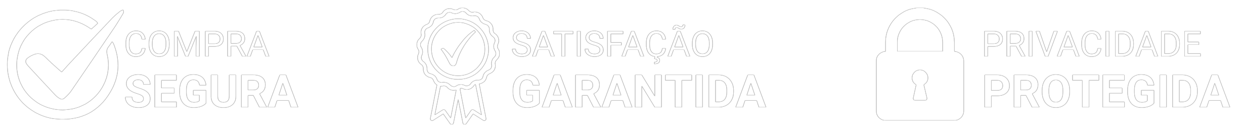 Compra segura • Satisfação garantida • Privacidade protegida